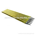 Creative promotional newspaper pencils with golden and silver rod